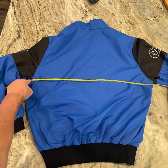 VINTAGE 1985 CB Sports Pull Over Light Jacket Size LARGE - Anorak WOW - Picture 11 of 13